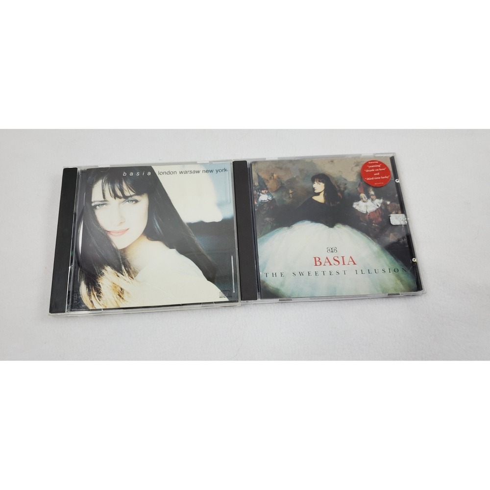 Basia‎ 2 CD Lot - The Sweetest Illusion, London Warsaw New York